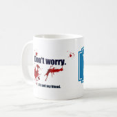 Vreemde en rode, bonusmok koffiemok (Voorkant links)