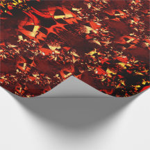 Vreemde en scheve vormen met koraal 'helder'