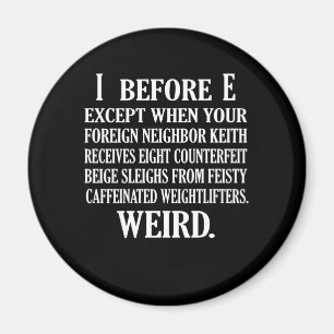 Vreemde Engelse taal leraar Grammar Teach Magneet