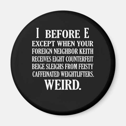 Vreemde Engelse taal leraar Grammar Teach Magneet (Voorkant)