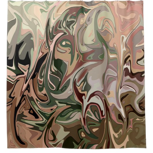 Vreemde gevoelens..... douchegordijn (Voorkant)