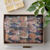 Vreemde gezichten van Trump Tissuepapier (Geschenk)