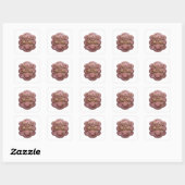 Vreemde Goud PROUD CAT MAMA Vierkante Sticker (Vel)