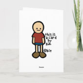 vreemde groeten kaart (Achterkant)