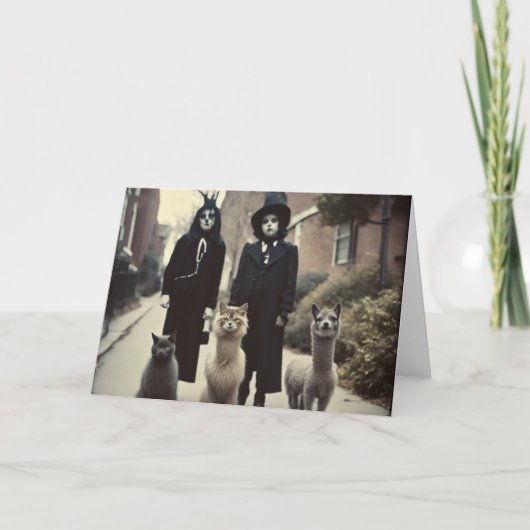 Vreemde Halloween directe download of Kaart (Voorkant)