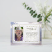 Vreemde hemel in het geheugen Sympathie Dank u Bri Briefkaart (Staand voorkant)