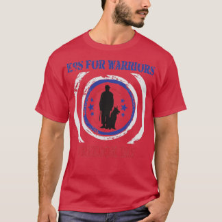 Vreemde herdenkingsdag K9s voor strijders Ve T-shirt