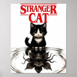 vreemde kat poster