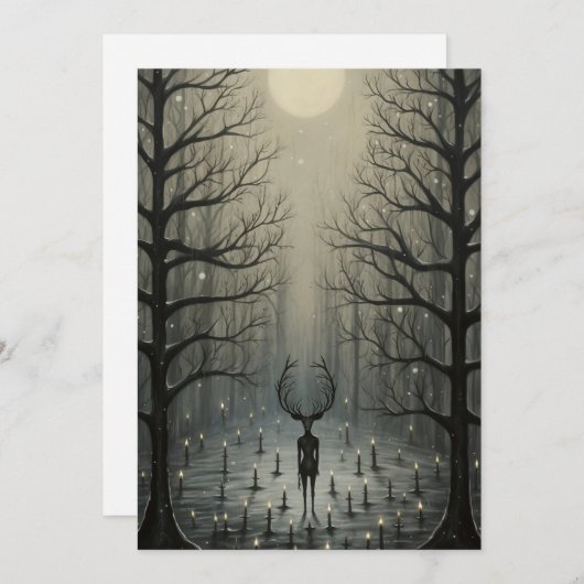 Vreemde Kerst Kaarten - Ongewone Kerst Kaarten (Voorkant / Achterkant)