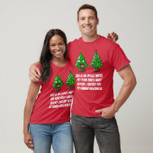 Vreemde kerstboom - Oificpartij T-shirt (Unisex)