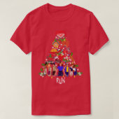 Vreemde kerstboom t-shirt (Design voorkant)