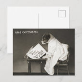 Vreemde kerstdagen verwacht vakantie feestdagenkaart (Voorkant / Achterkant)