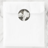 Vreemde kerstdagen verwacht vakantie ronde sticker (Tas)