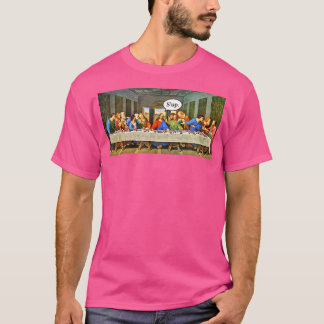 Vreemde kunstgeschiedenis Joke Da Vinci de laatste T-shirt