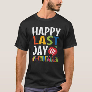 Vreemde laatste dag van de kleuterschool Kind Grad T-shirt