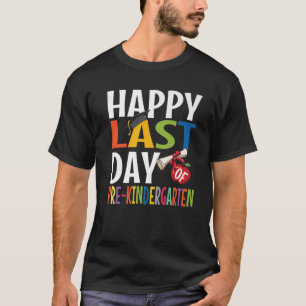 Vreemde laatste dag van de kleuterschool Kind Grad T-shirt