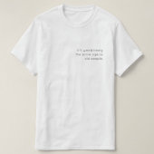 Vreemde leeftijd t-shirt (Design voorkant)