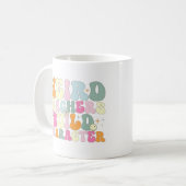 Vreemde leraren Bouwen Karakter Onderwijzen Liefhe Koffiemok (Voorkant links)