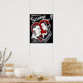 Vreemde liefde/Hoesje Poster (Keuken)