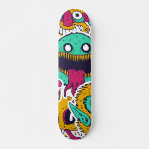 Vreemde monsters Skulls Patroon Persoonlijk Skateboard