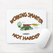 Vreemde Muismatten: Werk slimmer dan harder Muismat (Met muis)