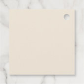 Vreemde Muzieknote Illustraties 40ste Verjaardag Bedankjes Labels (Achterkant)