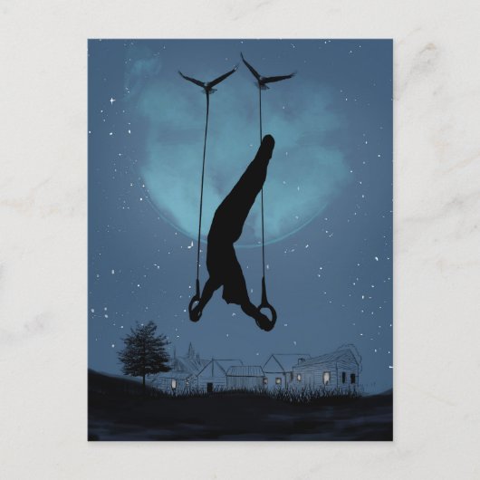 vreemde nacht briefkaart (Voorkant)