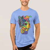 Vreemde Nerf-pistool Tri-Blend Shirt (Voorkant)