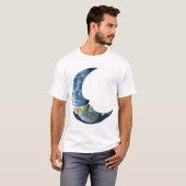 Vreemde nieuwe werelden Alien Planet Montage T-shirt (Voorkant volledig)