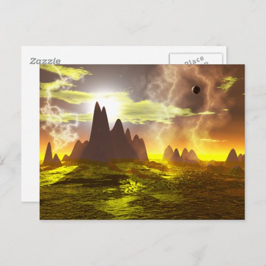 Vreemde Oceaan Briefkaart (Voorkant / Achterkant)