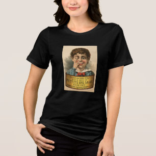 Vreemde Oddball Grappige Vintage advertentie Tri-Blend Shirt
