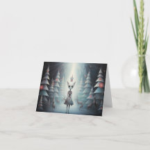 Vreemde ongebruikelijke kerstkaarten