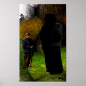 vreemde ontmoeting in bossen poster (Voorkant)