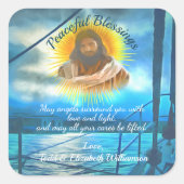 Vreemde ontslagen 0916 vierkante sticker (Voorkant)