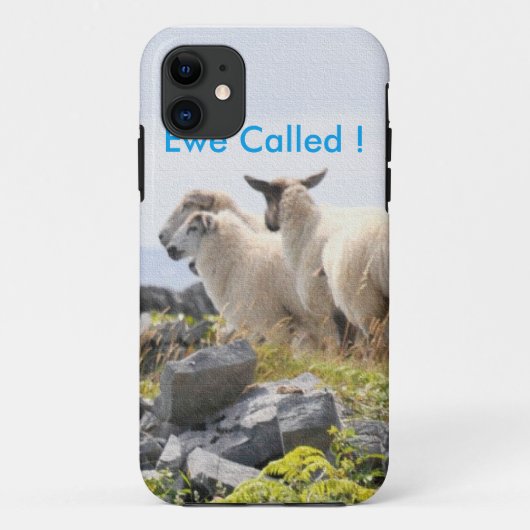 Vreemde Ontwerpen - Schapen in een veld Case-Mate iPhone Case (Achterkant)