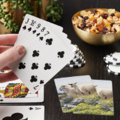 Vreemde Ontwerpen - Schapen in een veld Pokerkaarten (Insitu)