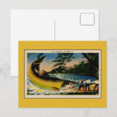 Vreemde  overdreven visserij briefkaart (Voorkant / Achterkant)