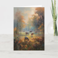 Vreemde paarden Landschap Schilder Paardensympathi