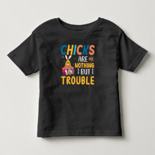 Vreemde paaskippen zijn alleen maar moeilijk kinder shirts