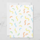 Vreemde paasse Kaart: Eiende groeten! Aankondiging (Achterkant)