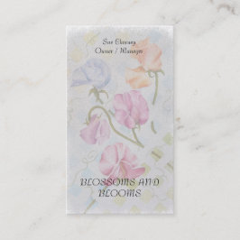 VREEMDE PEAS-WATERVERF VISITEKAARTJES