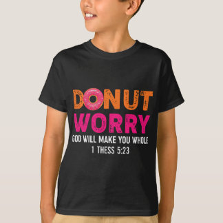 Vreemde Religieuze Donut Zorgt dat God je volledig T-shirt