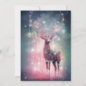 Vreemde roze kerst Kaarten (Voorkant)