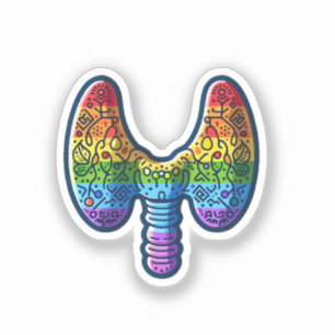 Vreemde schildklier sticker