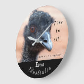 Vreemde sluiting van een Emu in Australië Grote Klok (Hoek)