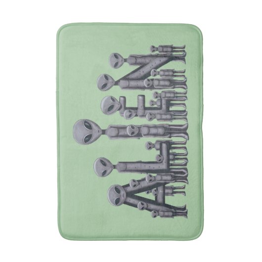 Vreemde tekst badmat (Voorkant Verticaal)