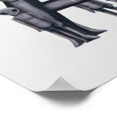 Vreemde tekst poster (Hoek)