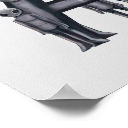 Vreemde tekst poster (Hoek)