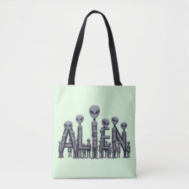 Vreemde tekst tote bag