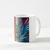 Vreemde tribale regenboog mok #2 (Voorkant rechts)